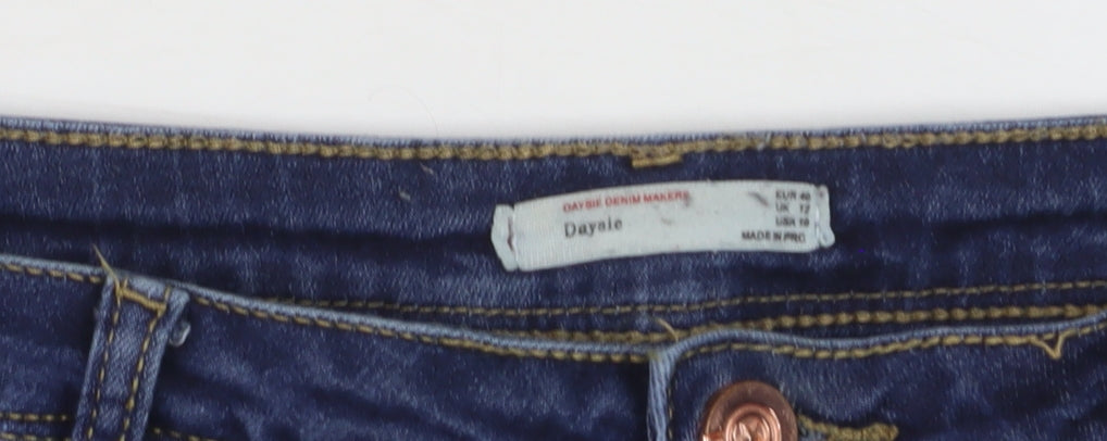 Daysie Women’s Blue Skinny Fit Mid Rise Stretch Denim Jeans Size 12