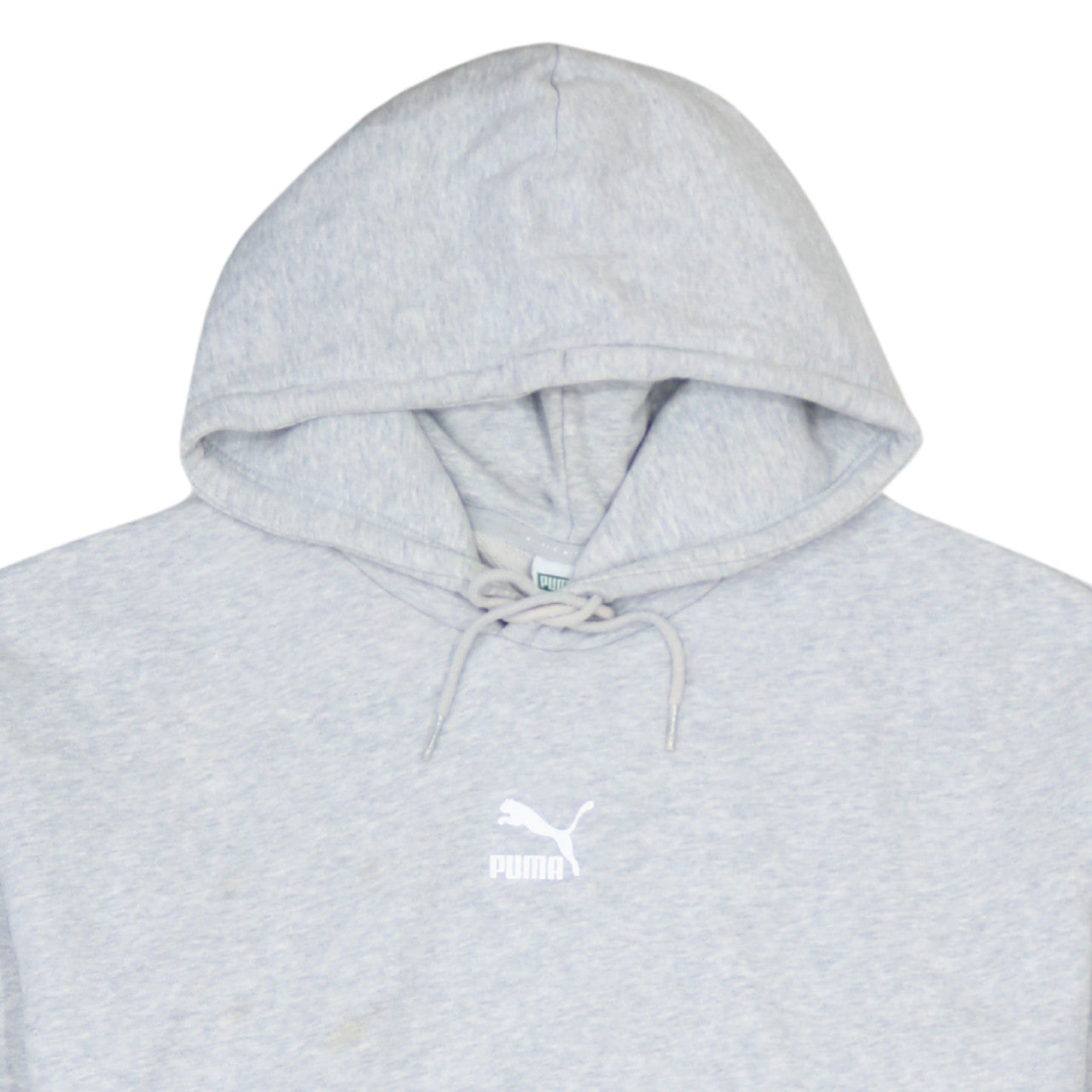 Puma Men's Grey Pullover Hoodie Size M Regular Fit Sportswear