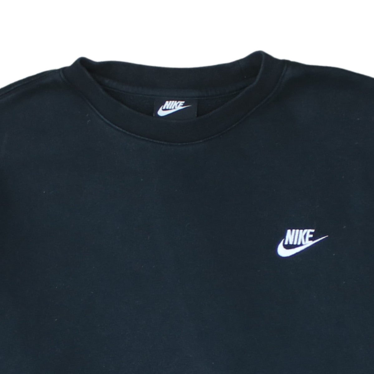 Nike Men's Black L Pullover Crew Neck Fleece Sweatshirt