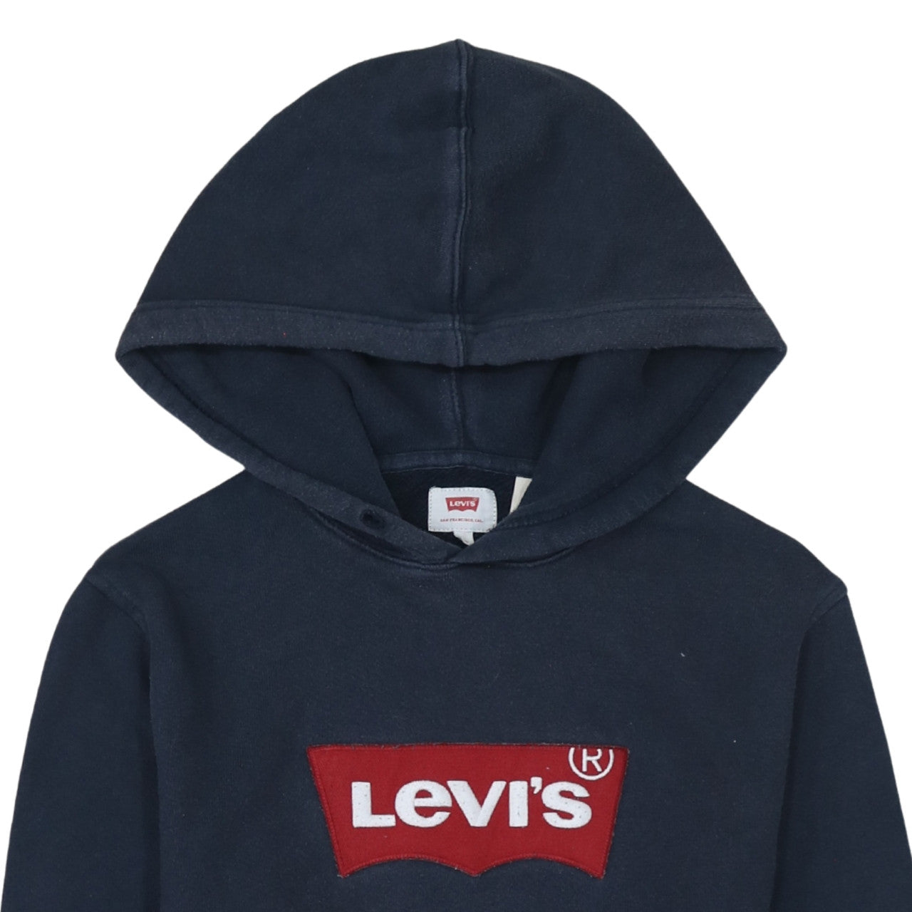 Levi's Men's Blue Pullover Hoodie Small Classic Logo Sweatshirt