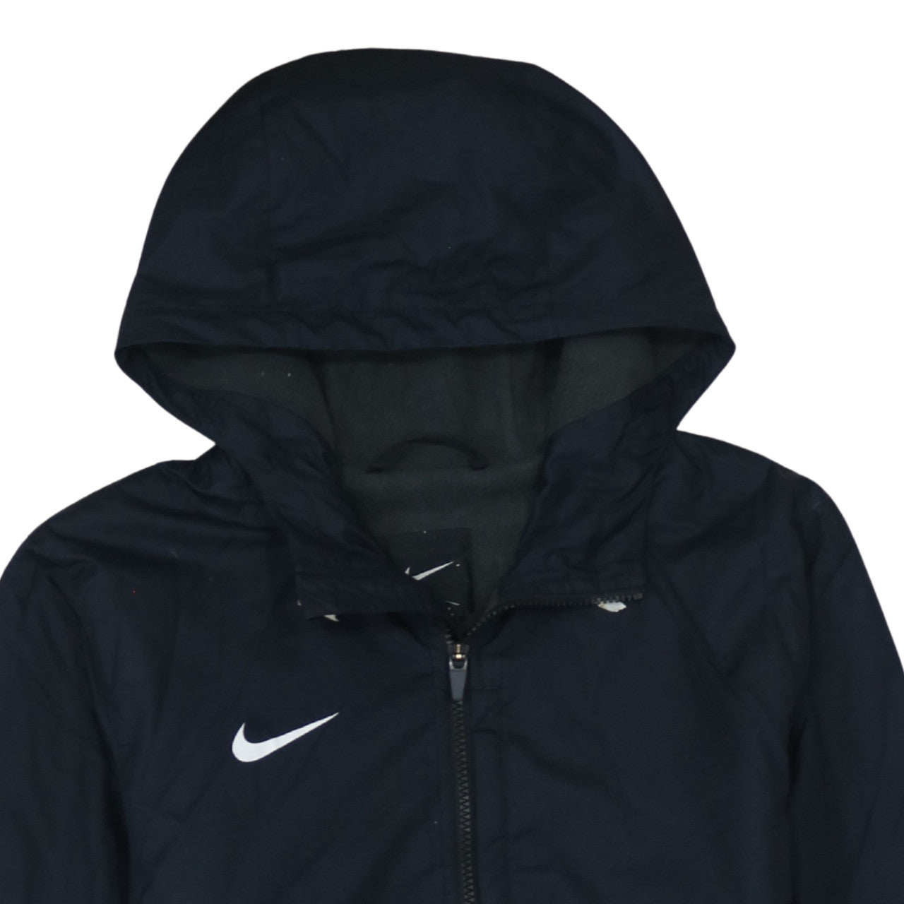 Nike Men’s Black Hooded Windbreaker Jacket S Sports Casual