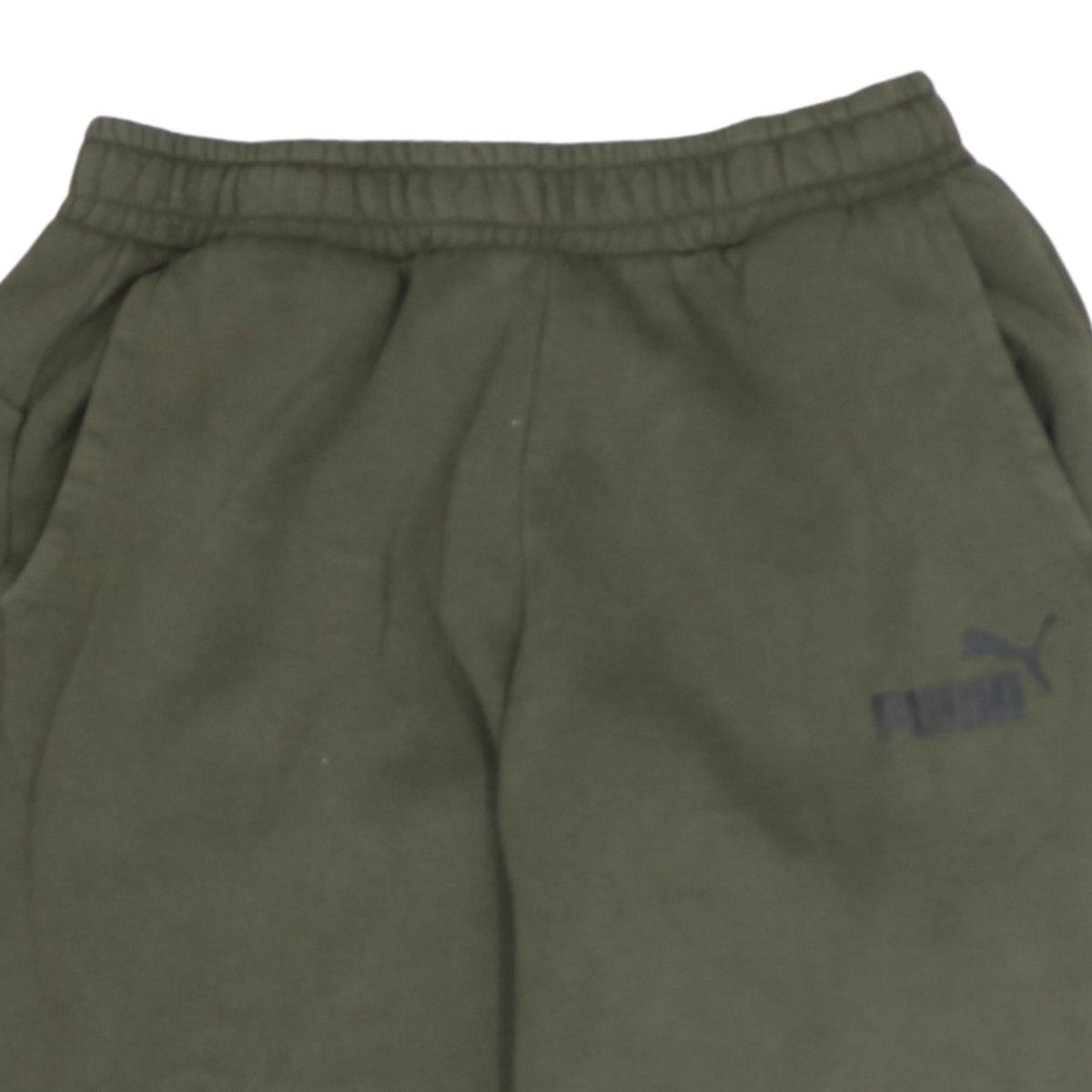 Puma Boys Green Jogger Fleece Sweatpants 15-16 Years Casual Trousers