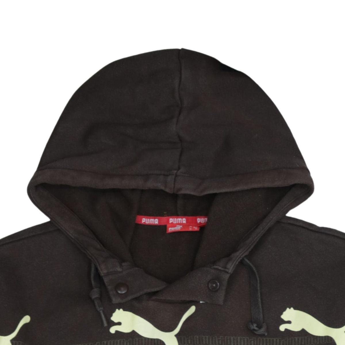 Puma Men's Black M Pullover Hoodie Graphic Logo Sportswear