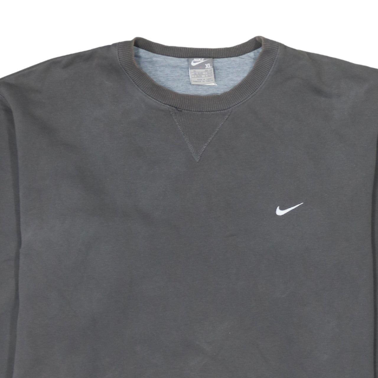 Nike Men's Grey XL Pullover Sweatshirt Crew Neck Regular Fit