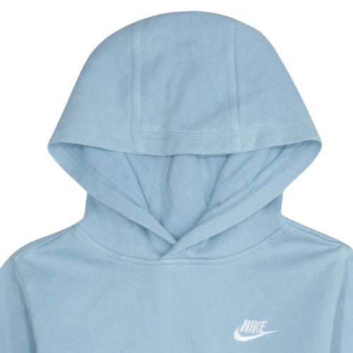 Nike Boys Blue Pullover Hoodie L 147-158cm Cotton Blend Sweatshirt
