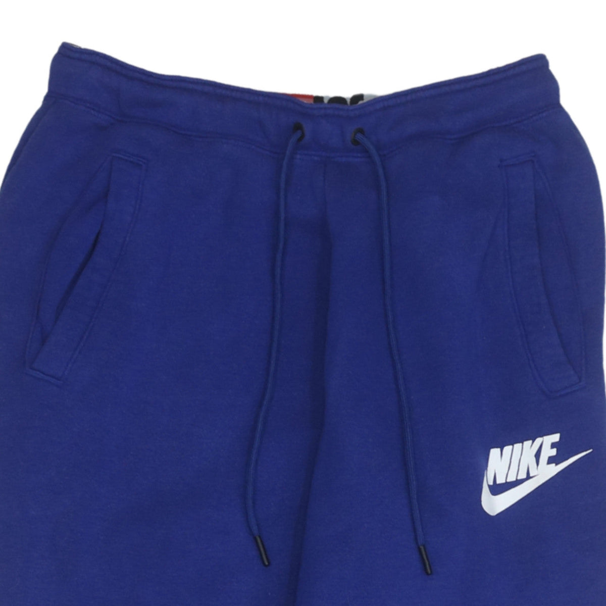 Nike Men Blue Fleece Sweatpants Small Regular Fit Casual