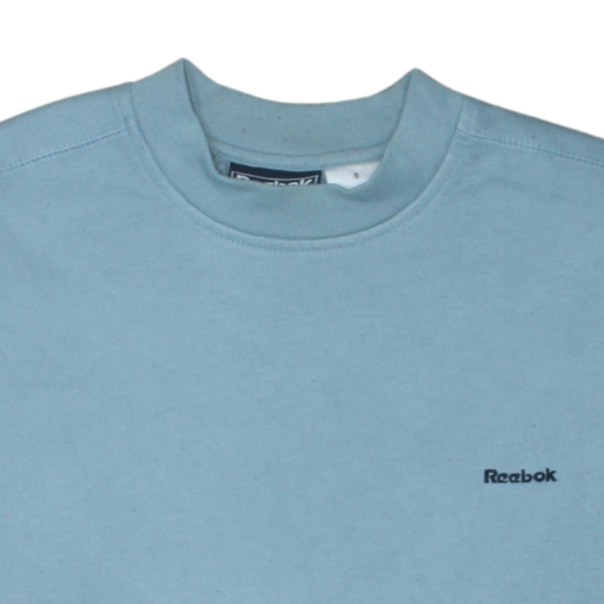 Reebok Mens Blue Crew Neck Pullover Sweatshirt Size S