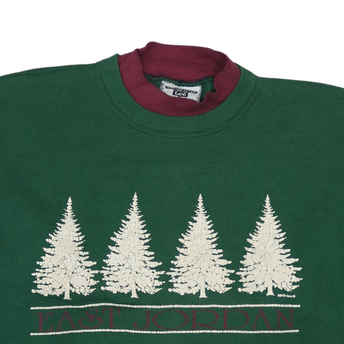 Lee Mens Green 2XL Pullover Nature Graphic Sweatshirt