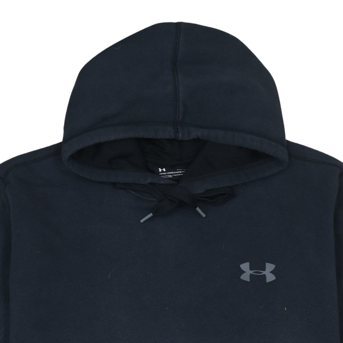Under Armour Men's Black Pullover Hoodie 2XL ColdGear Fleece