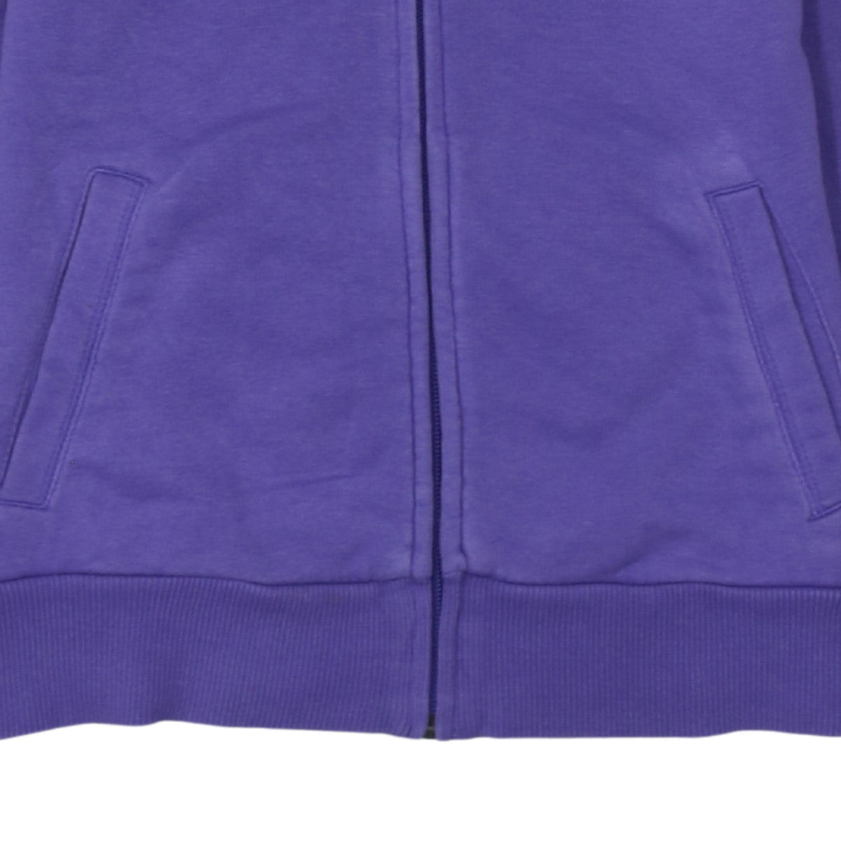 Puma Womens Purple Full Zip Sweatshirt Size UK 10 Cotton Blend