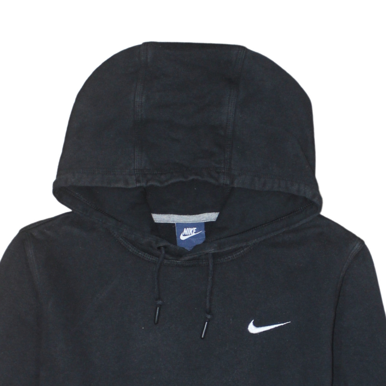 Nike Men's Black Pullover Hoodie M Regular Fit Fleece Sportswear