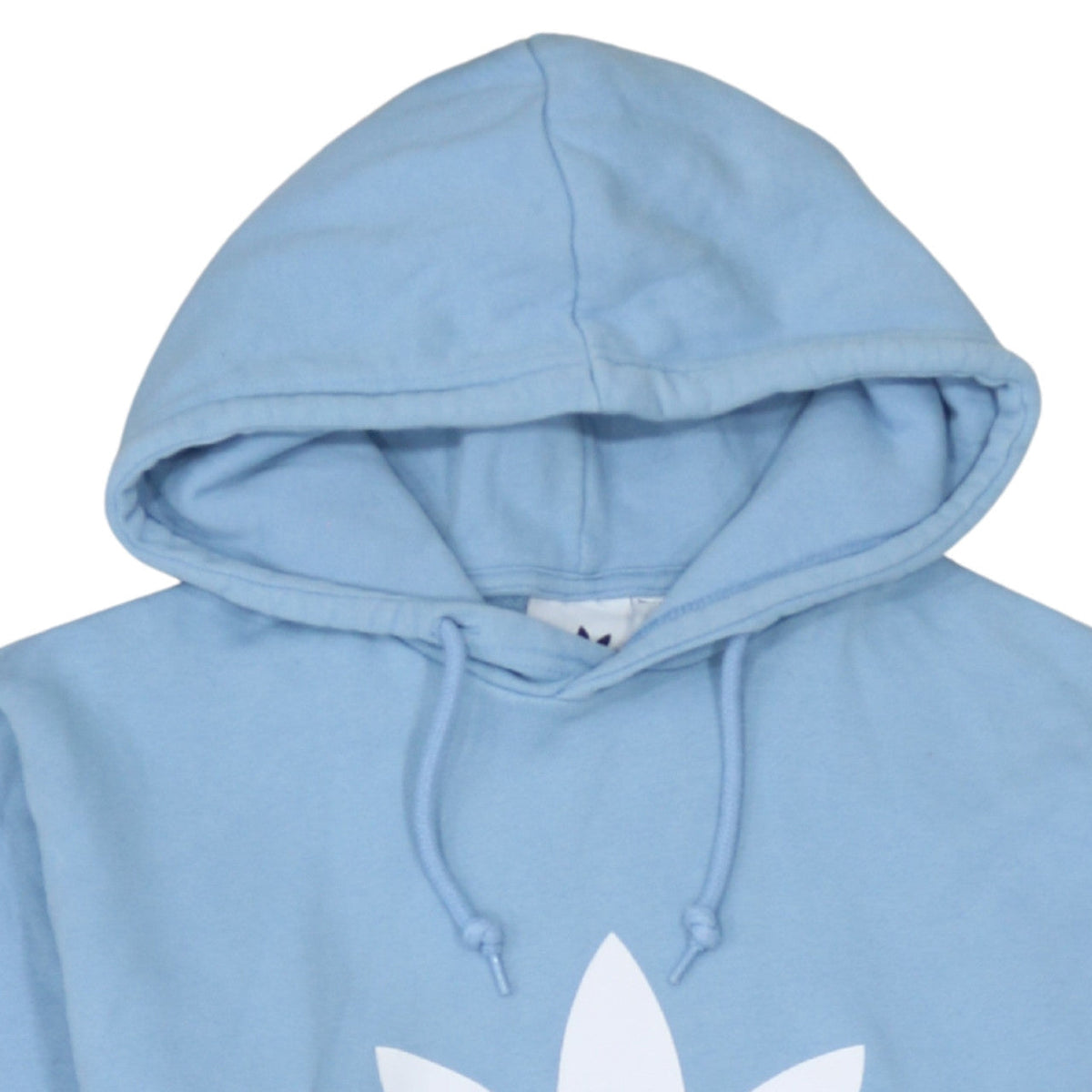 Adidas Men Blue Pullover Hoodie M Logo Sportswear
