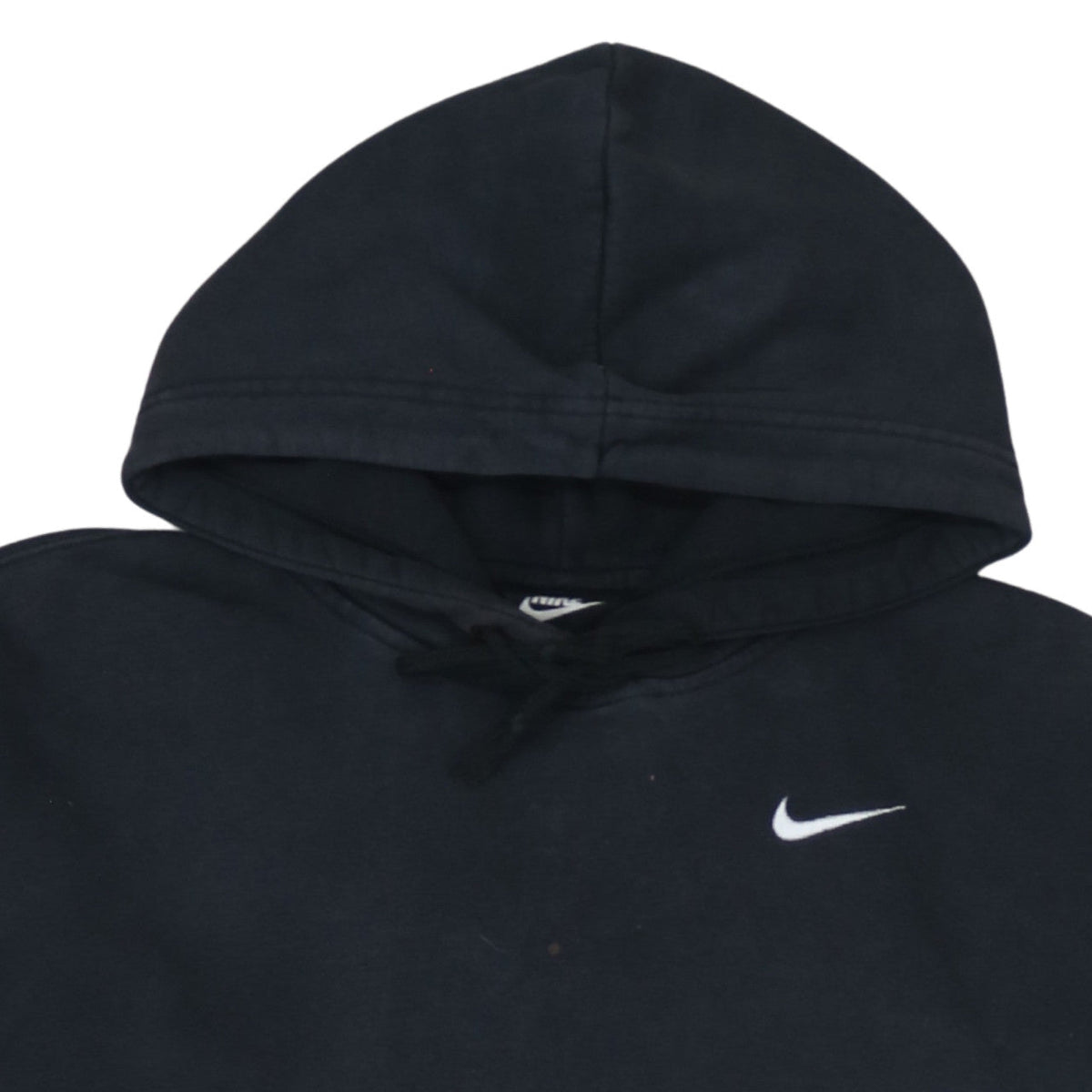 Nike Men's Black Pullover Hoodie Small Logo Fleece Sweatshirt