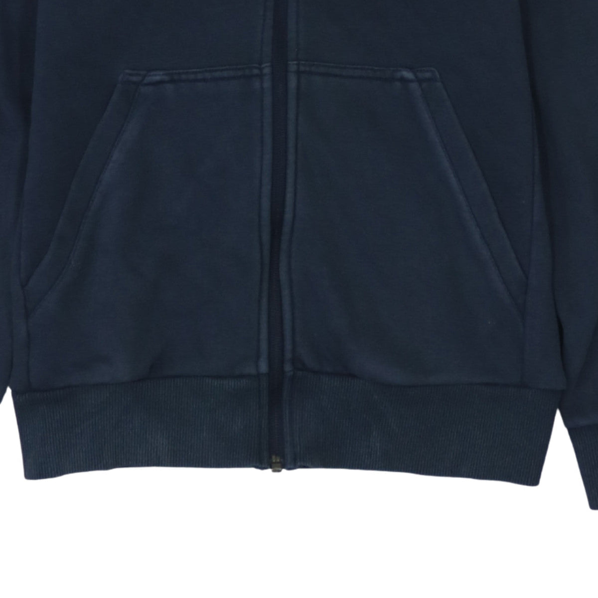 Adidas Boys Navy Blue Full Zip Hoodie Size 13-14 Years L Sportswear