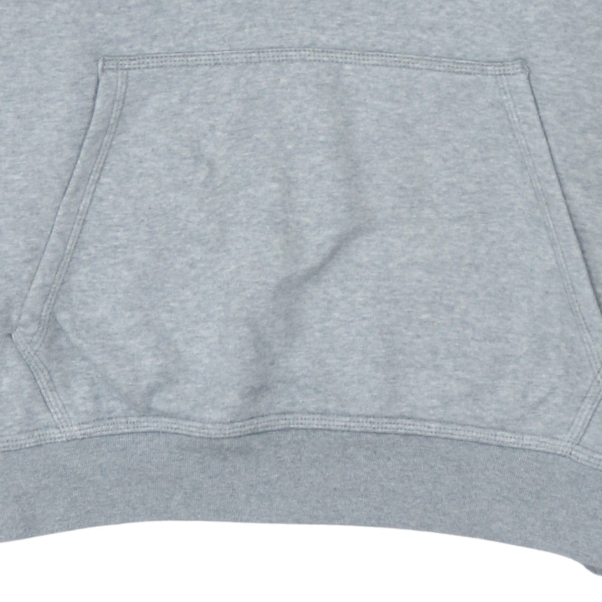 Nike Men's Grey XL Pullover Hoodie with Logo and Kangaroo Pocket