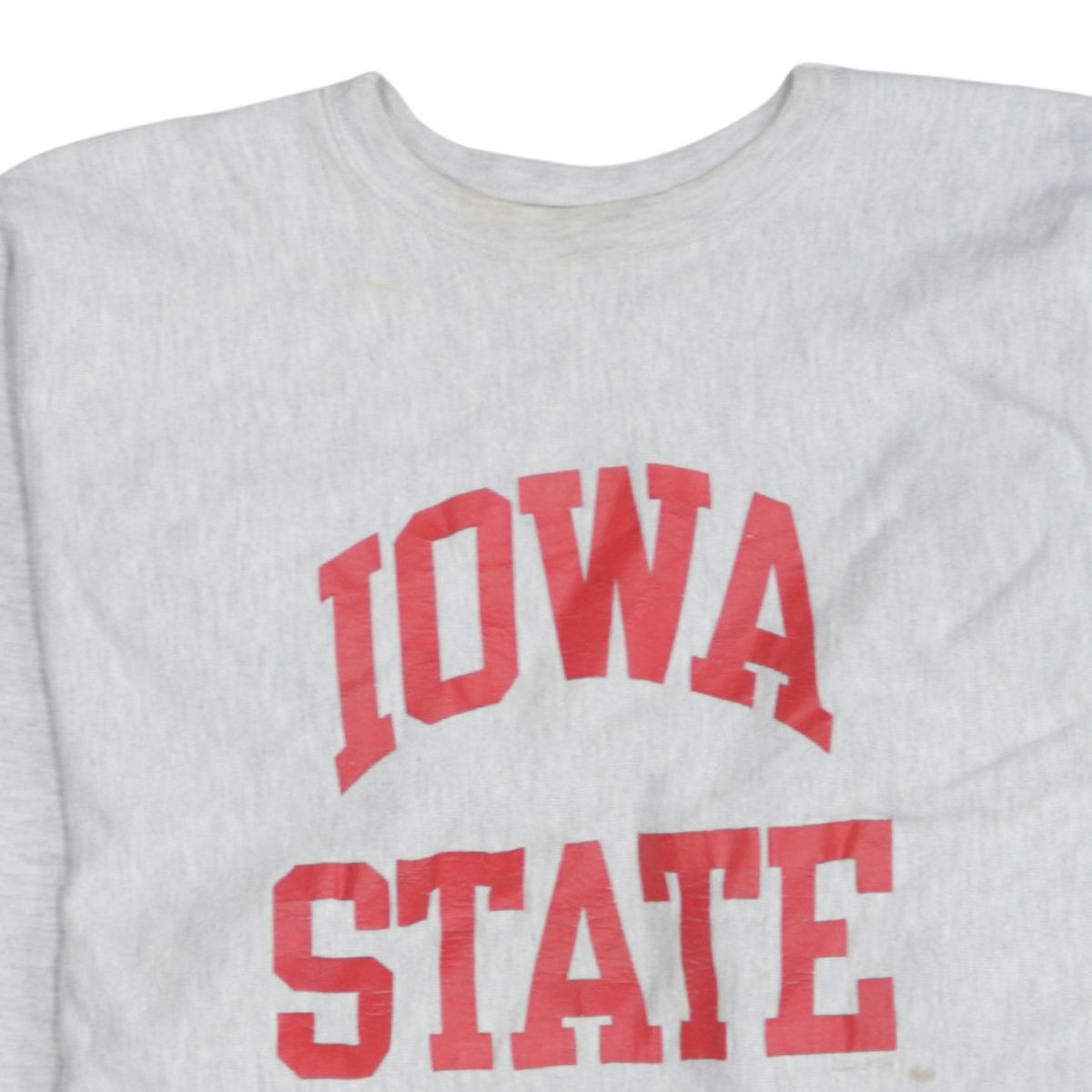 Champion Men's Grey Iowa State Reverse Weave XL College Sweatshirt