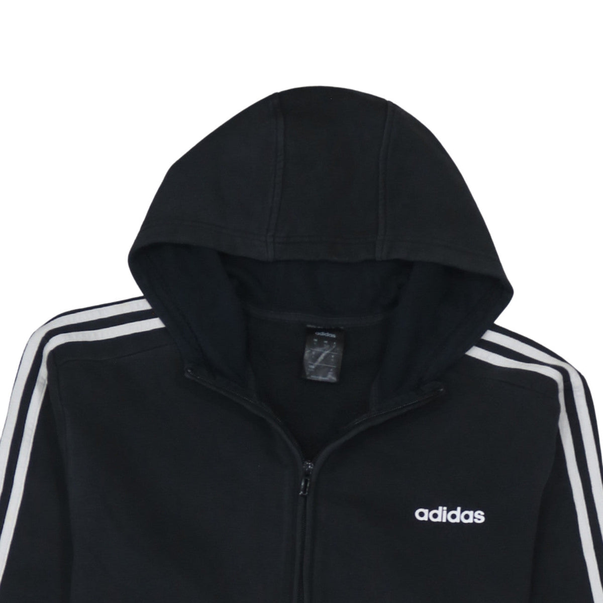 adidas Men's Black XL Full Zip Hoodie Sweatshirt