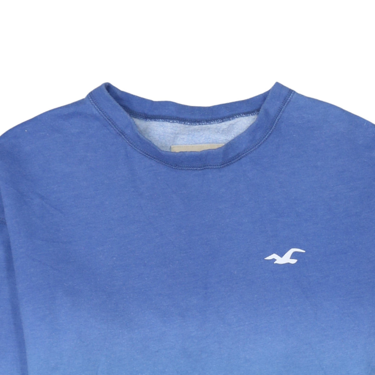 Hollister Men Blue XS Pullover Crew Neck Fleece Sweatshirt