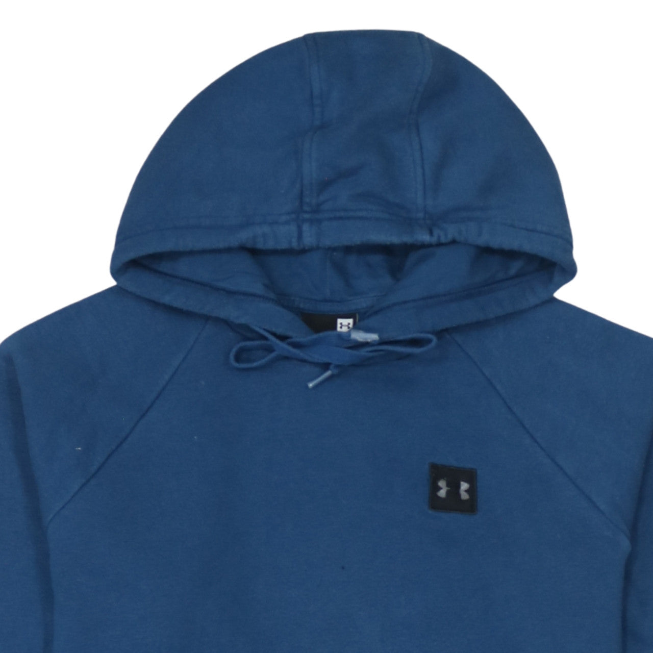 Under Armour Men Blue Pullover Hoodie M Logo Fleece Sweatshirt