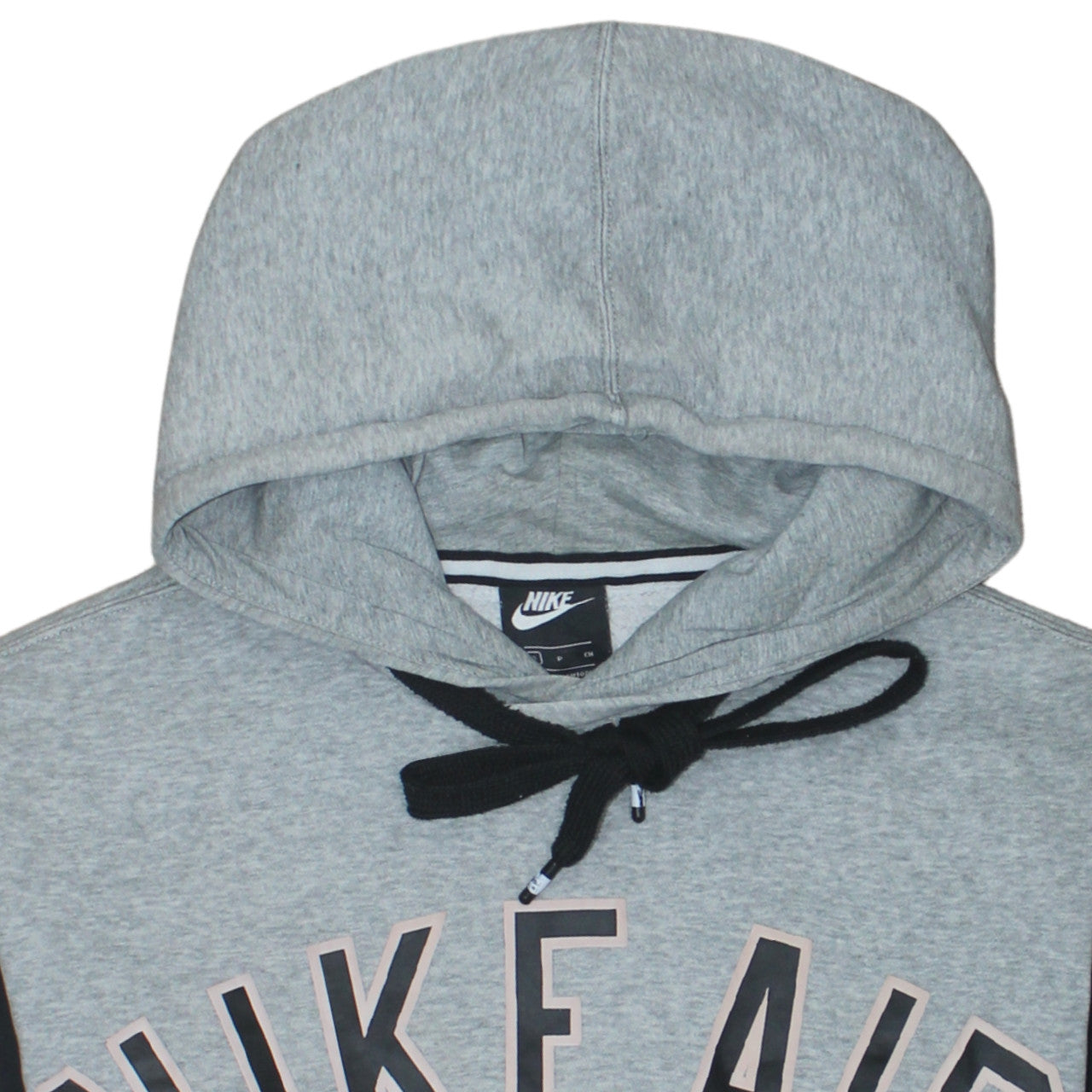 Nike Air Men's Grey Pullover Hoodie S Regular Fit Sports Fleece