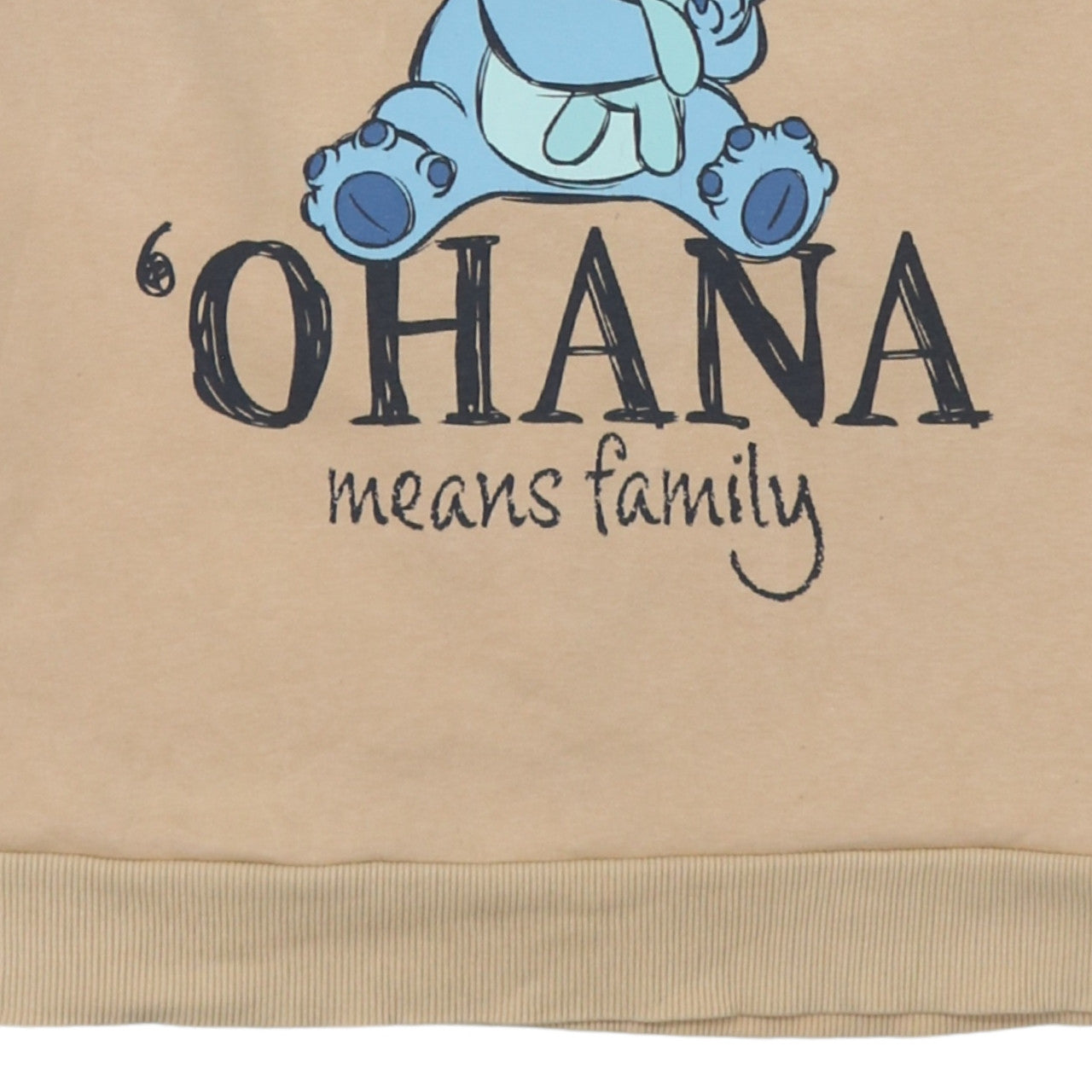 Disney Classics at George Women Beige Stitch Sweatshirt Size 8-10