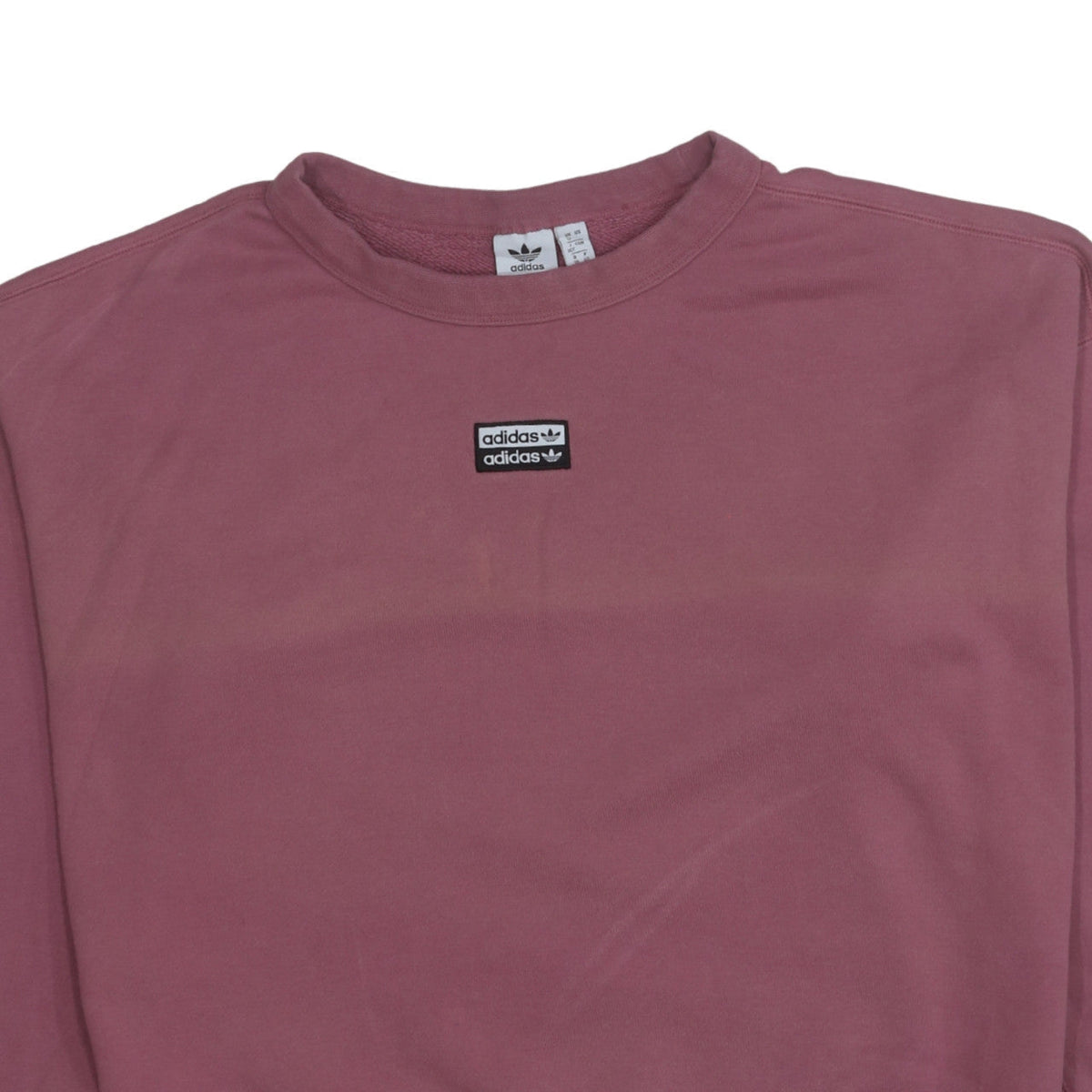 Adidas Womens Pink Sweatshirt UK 12 Long Sleeve Crew Neck Casual