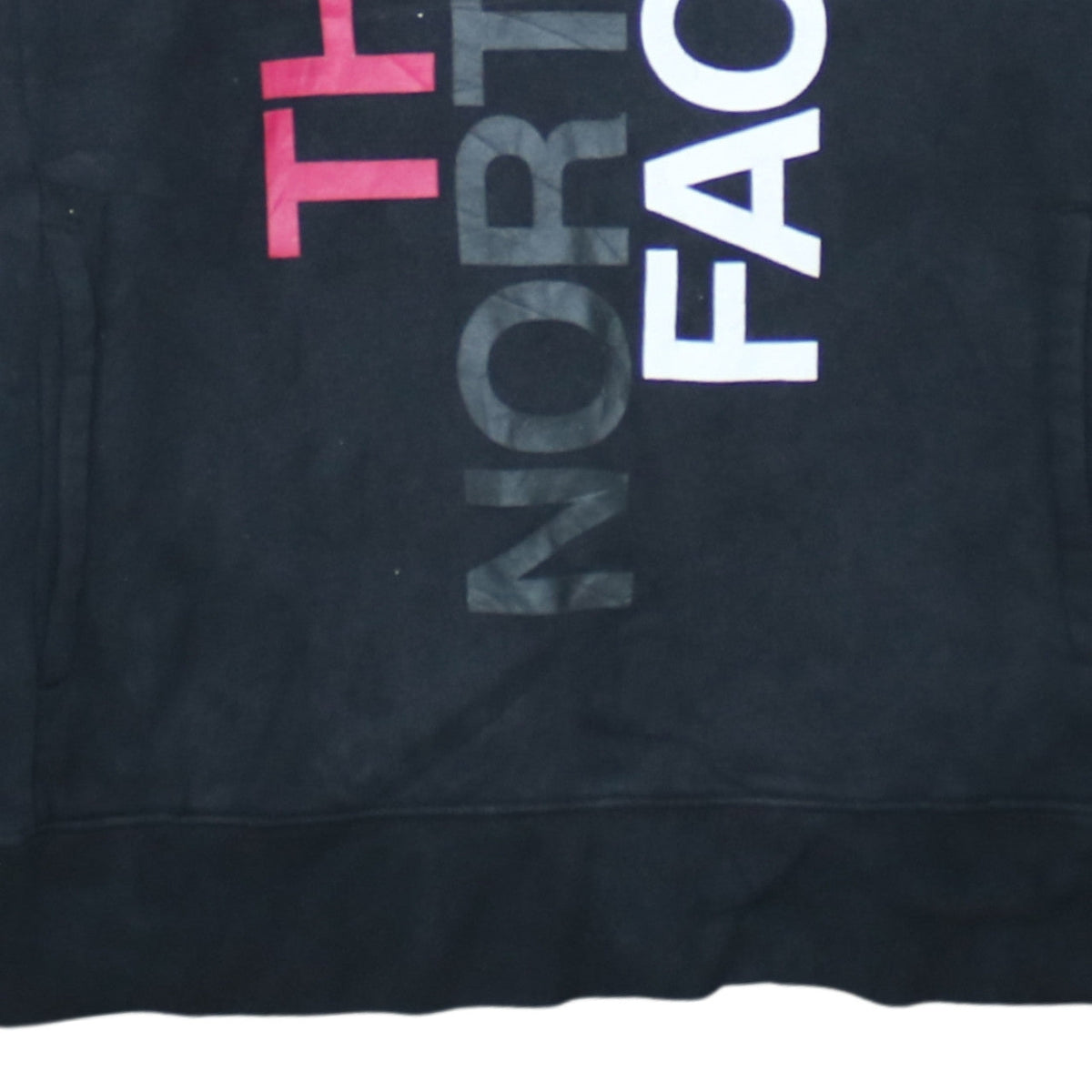 The North Face Womens Black Large Pullover Hoodie with Logo Print