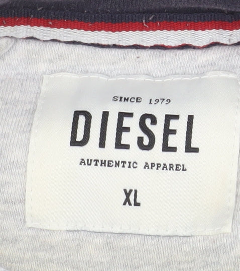Diesel Men's Multicoloured XL Pullover Sweatshirt Crew Neck