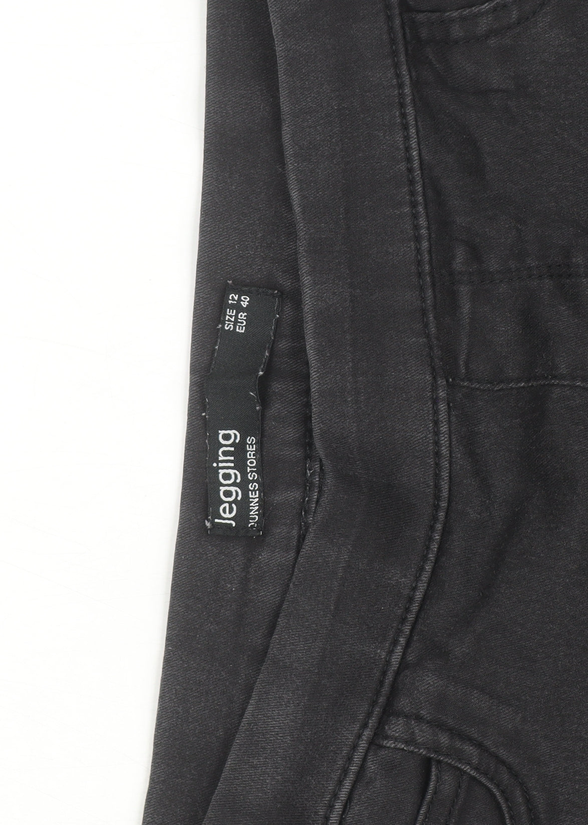Junnes Stores Women’s Black Jegging Jeans Size 12 Slim Fit