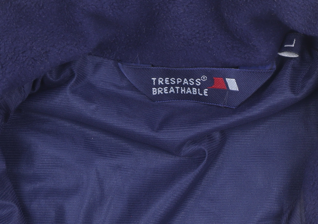 Trespass Men's Beige Fleece Technical Full Zip Jacket Size L