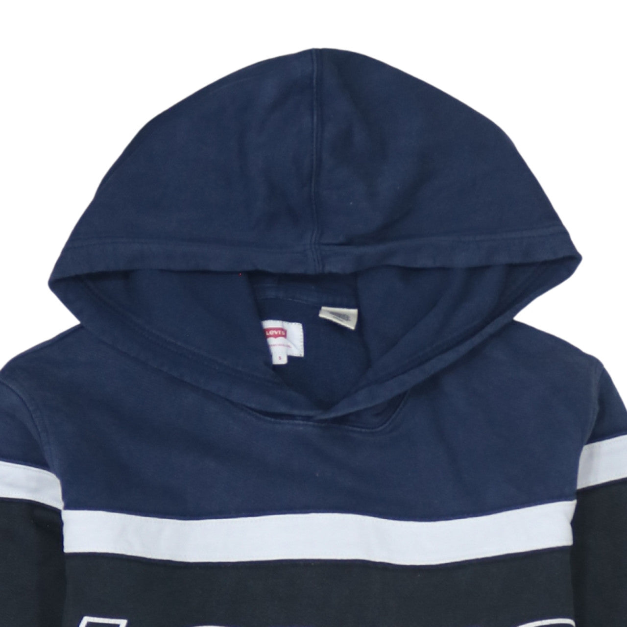 Levi's Men's Blue Pullover Hoodie S Logo Graphic Sweatshirt