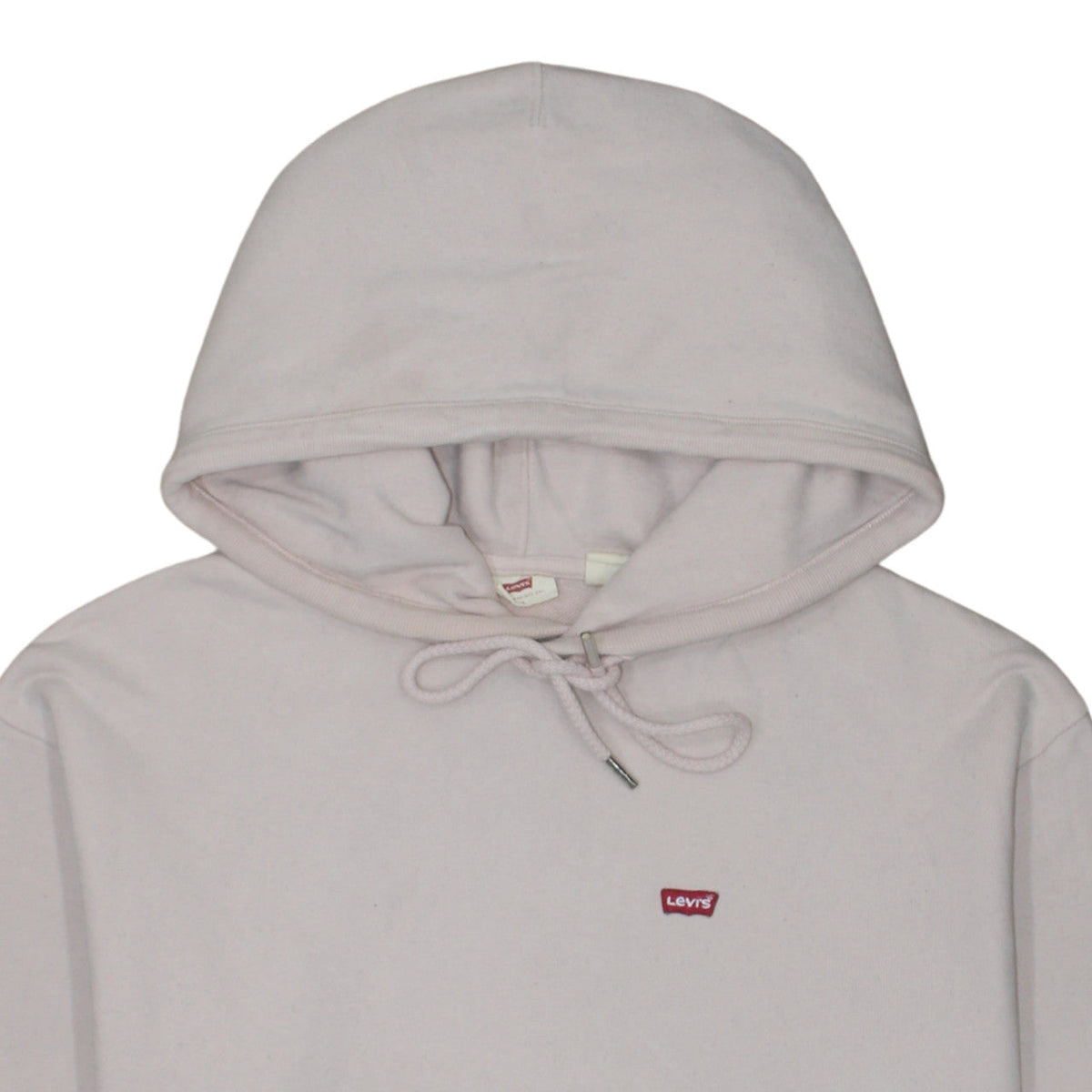 Levi's Women Beige Small Pullover Hoodie with Logo Detail