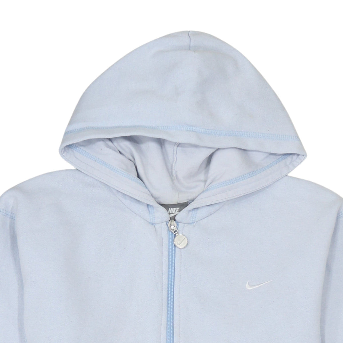 Nike Girls Blue Full Zip Hoodie XL 13-15 Years Hooded Sweatshirt Fleece