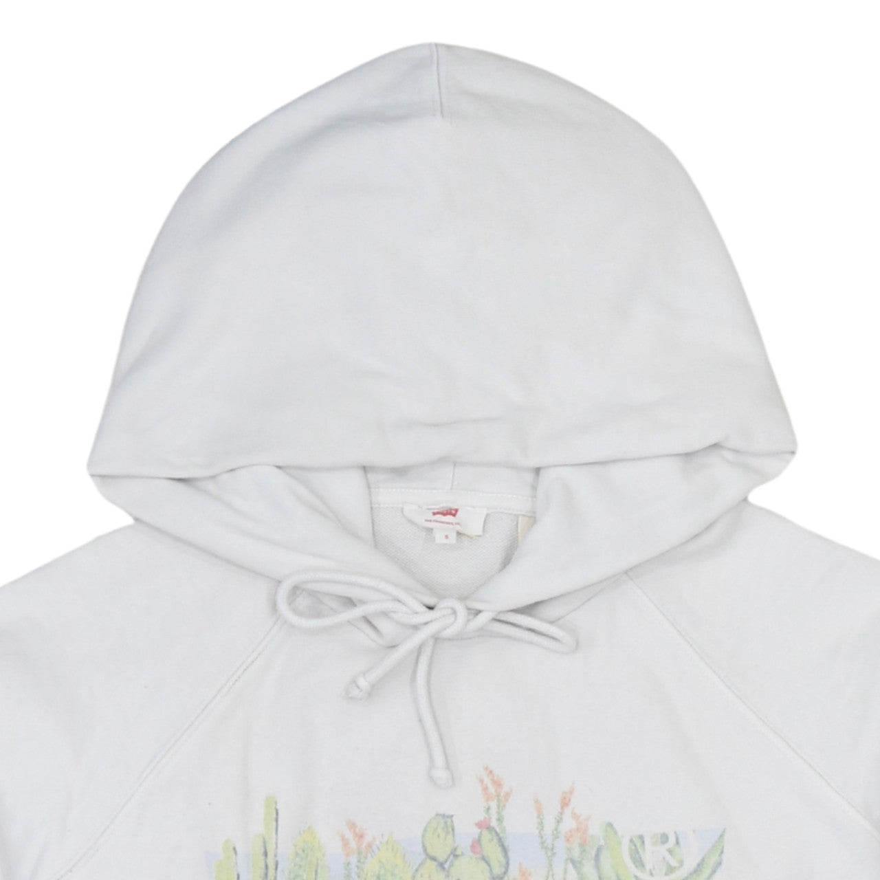 Levi's Men's White Graphic Pullover Hoodie Size S Regular Fit