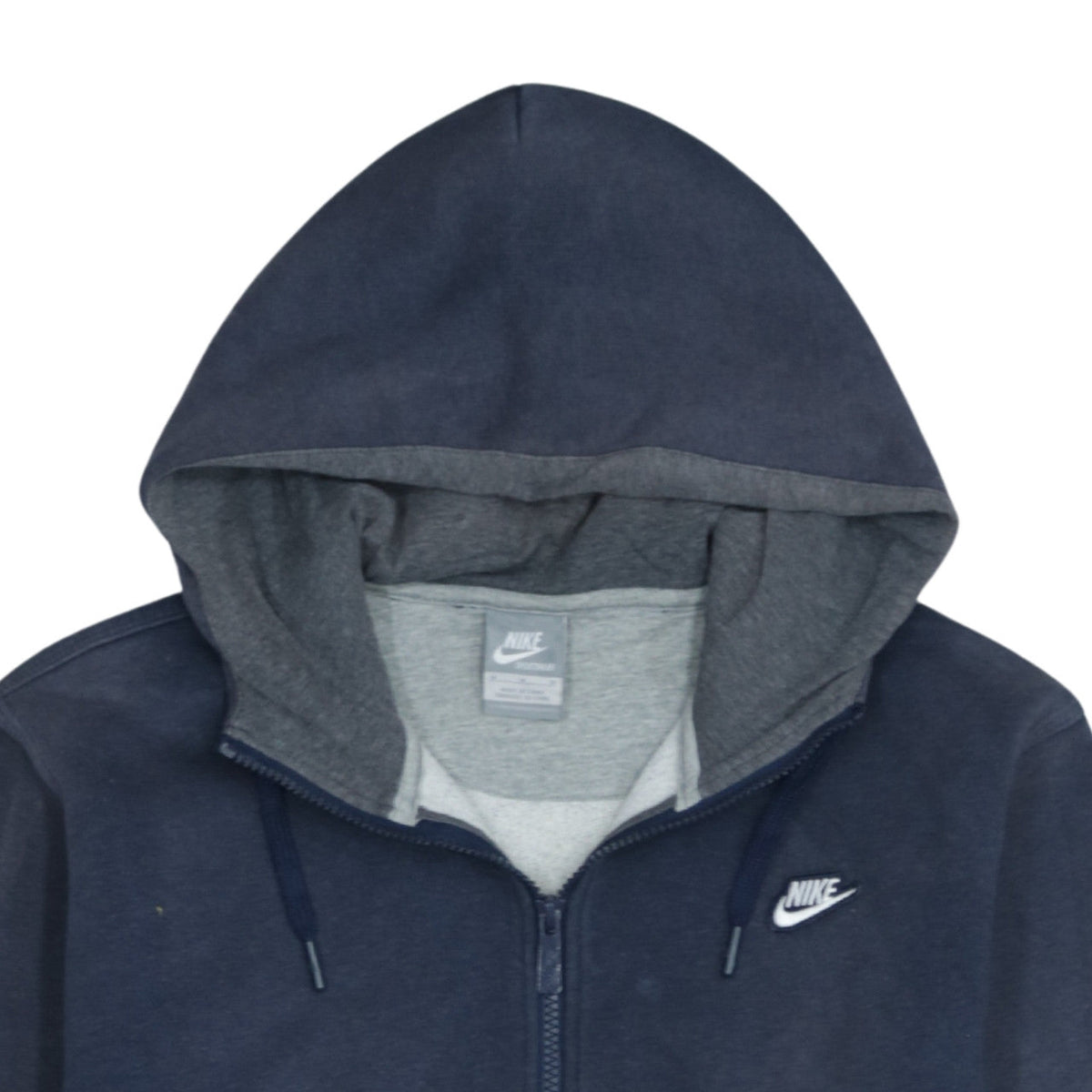 Nike Men's Blue Full Zip Hoodie M Classic Sports Fleece