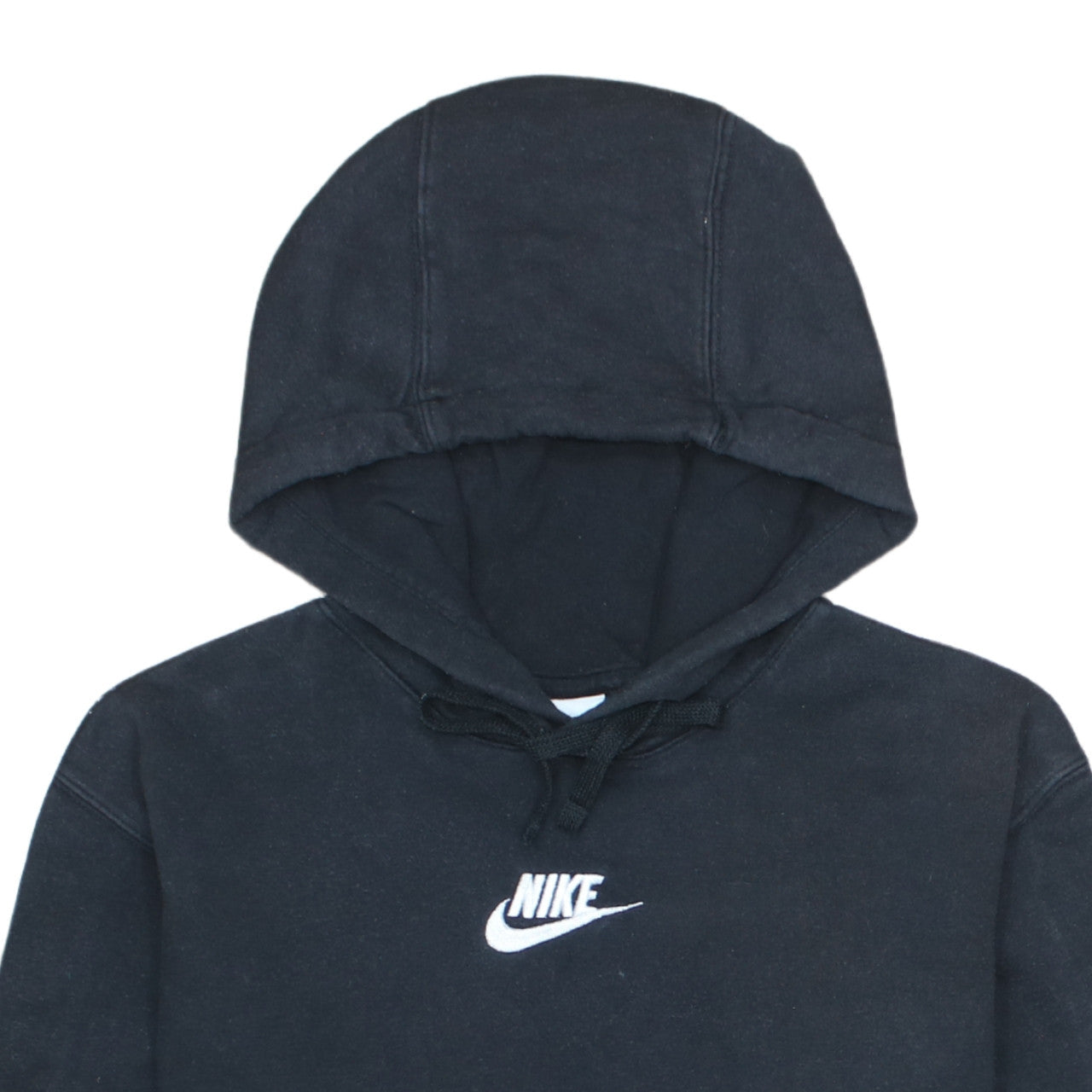 Nike Men's Black Pullover Hoodie Small Logo Sportswear Sweatshirt