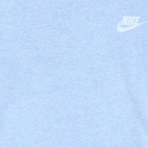 Nike Womens Light Blue XS Pullover Hoodie Sweatshirt Casual