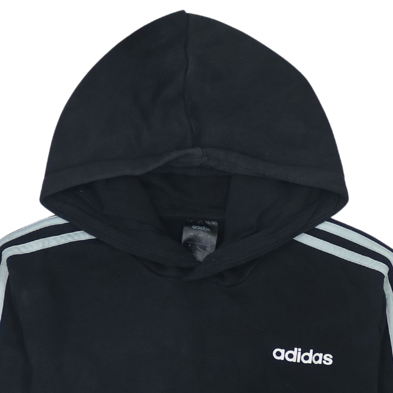 adidas Men's Black Pullover Hoodie Small Regular Fit Sports Fleece
