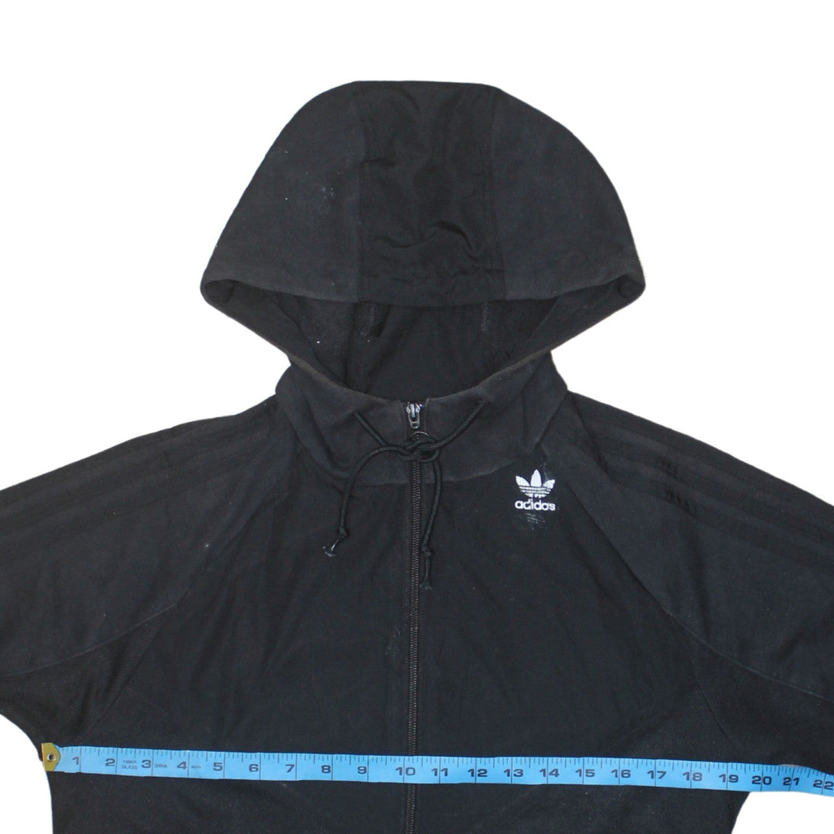 Adidas Men's Black Full Zip Hoodie Size S Regular Fit