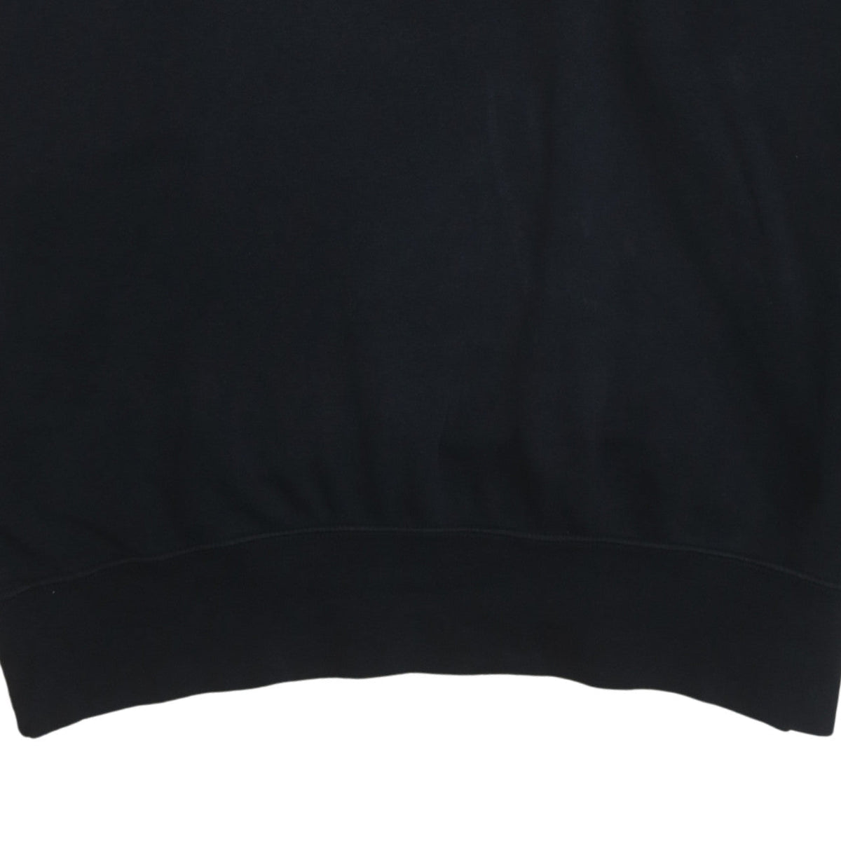 Nike Women Black Pullover Hoodie Medium Cotton Blend Logo Print