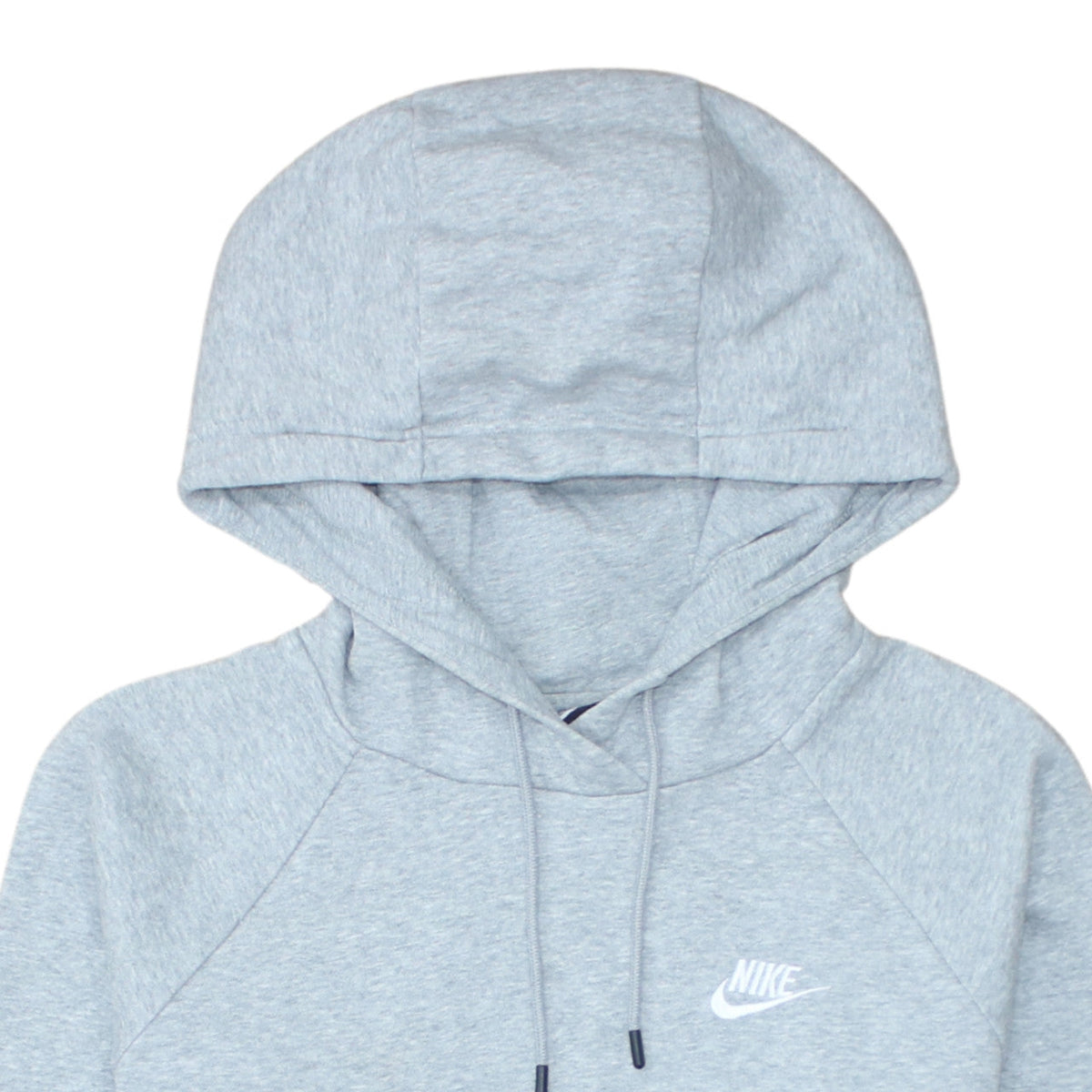 Nike Men's Grey Pullover Hoodie Small Fleece Logo Sportswear