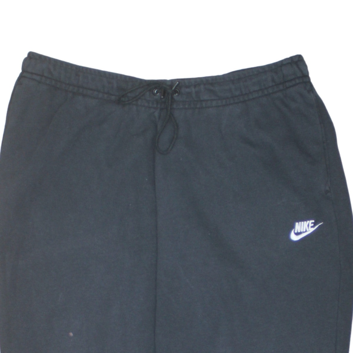 Nike Mens Black Jogger Trousers L Regular Fit Fleece Activewear