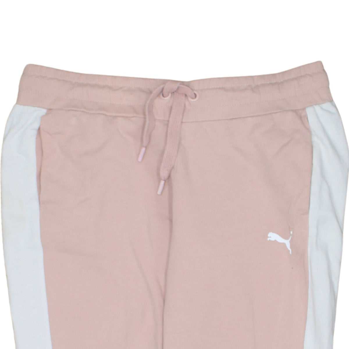 Puma Womens Pink Jogger Sweatpants UK 12 Side Stripe Comfort Fit
