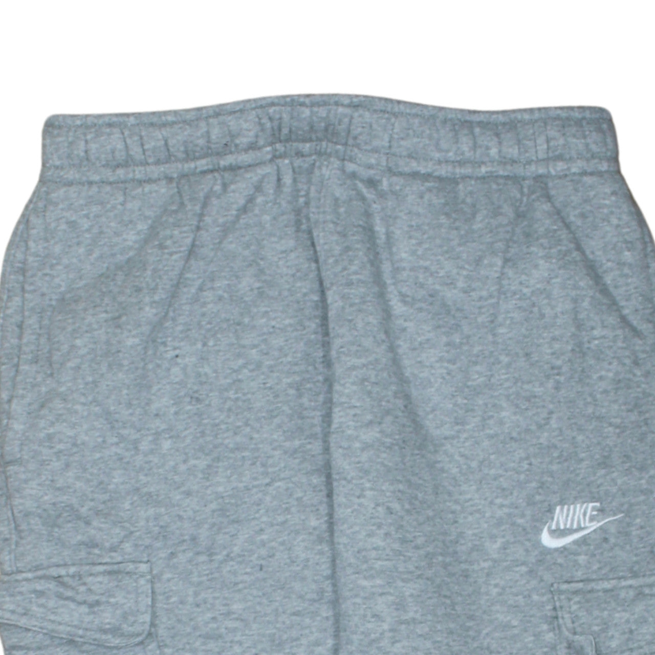 Nike Men's Grey Jogger Fleece Cargo Sweatpants Size S