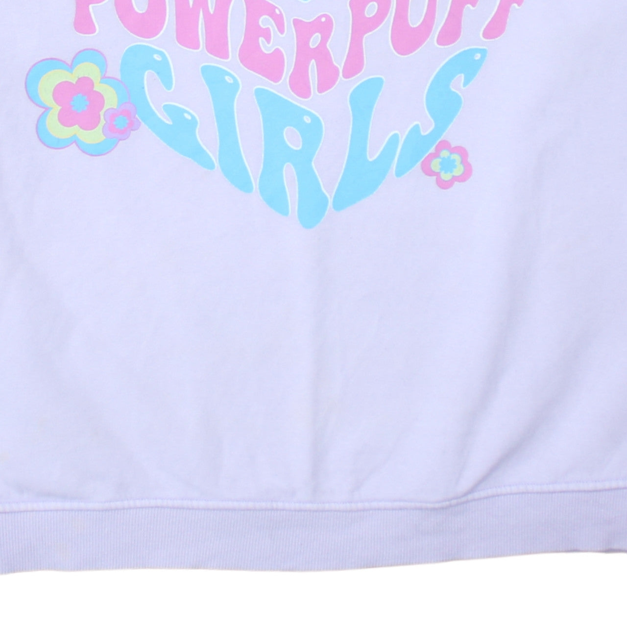 Powerpuff Girls Women Lilac Graphic Pullover Sweatshirt XL
