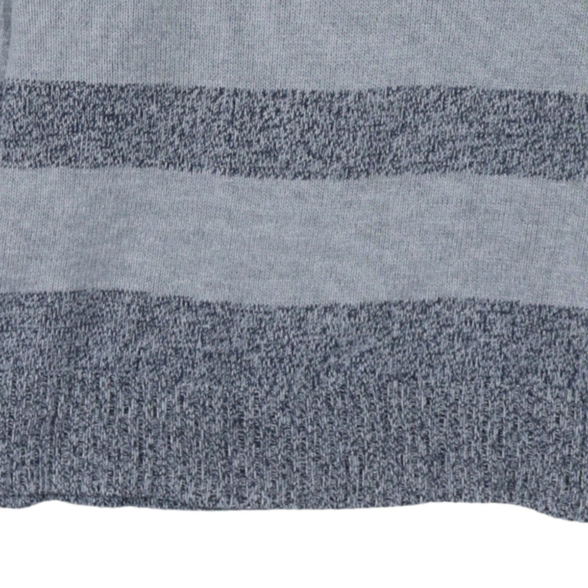 Tommy Hilfiger Womens Grey Striped Cotton 1/4 Zip Jumper M