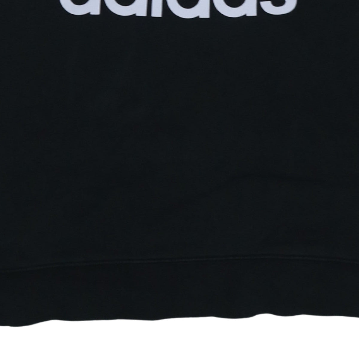 Adidas Womens Black Crew Neck Pullover Sweatshirt Size 12