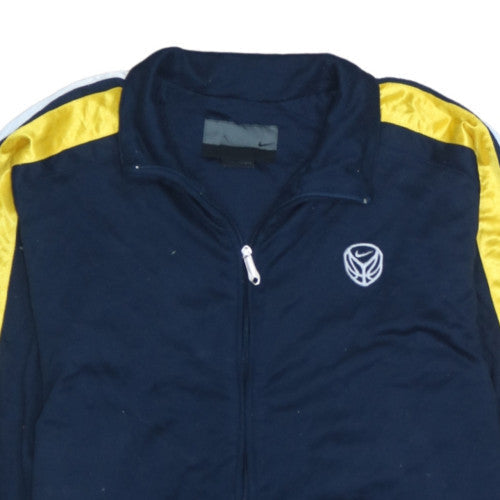Nike Men's Blue Track Jacket L Full Zip Sportswear