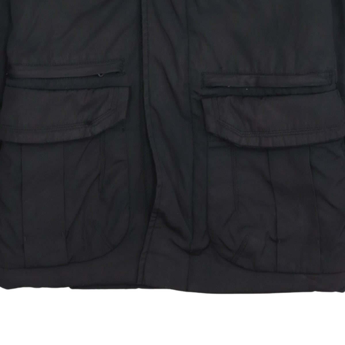 Robe Di Kappa Men's Black Medium Military Jacket Nylon Cotton