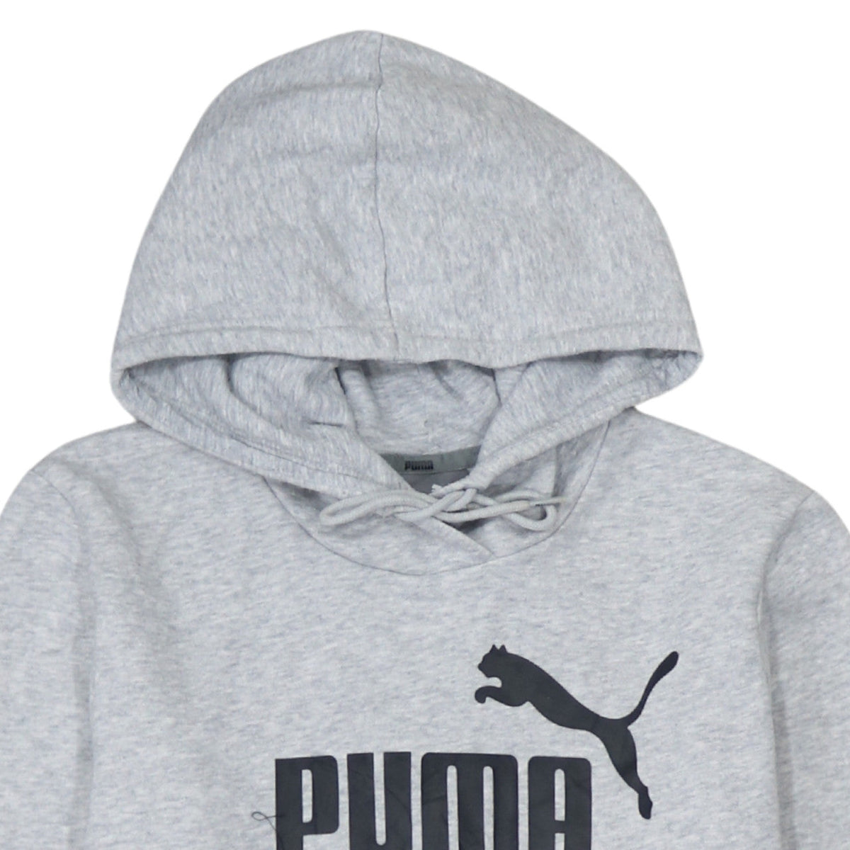Puma Womens Grey Hoodie Size 14 Pullover Hooded Sweatshirt